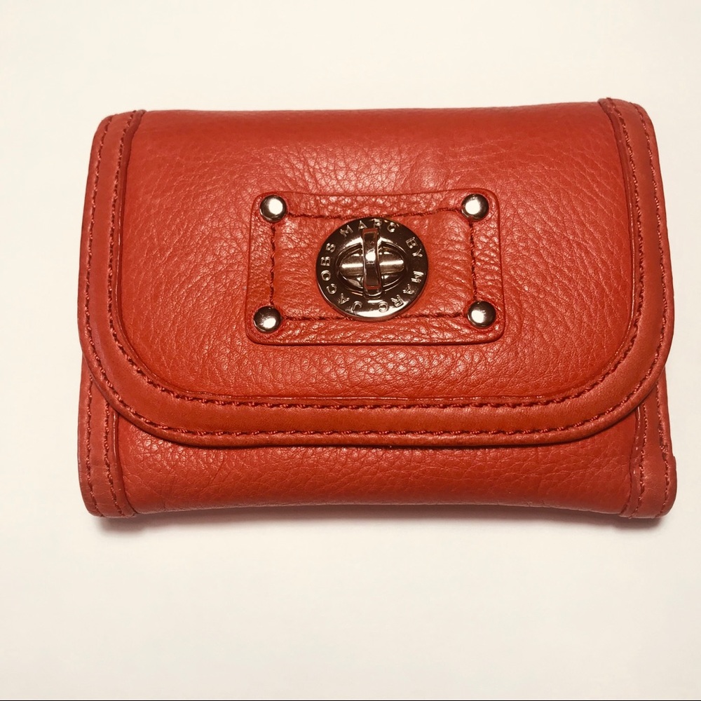 Marc by Marc Jacobs Leather Wallet, Orange